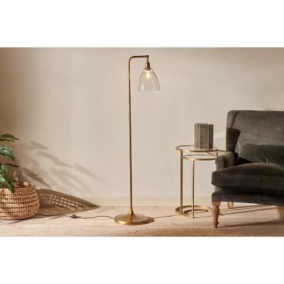 Nkuku Nkuku Muturi Glass Floor Lamp | Lighting | Antique Brass