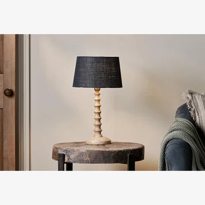 Nkuku Nkuku Avisa Mango Wood Bedside Table Lamp | Lamps And Shades | Natural