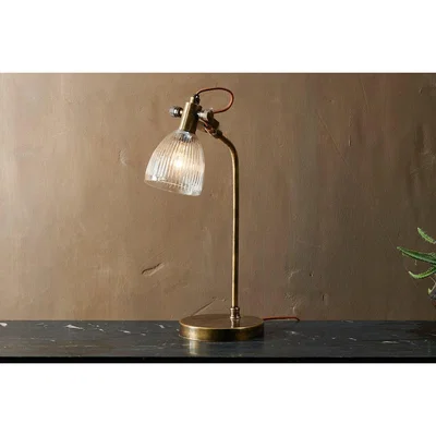 Nkuku Nkuku Rarni Table Lamp | Lighting | Antique Brass