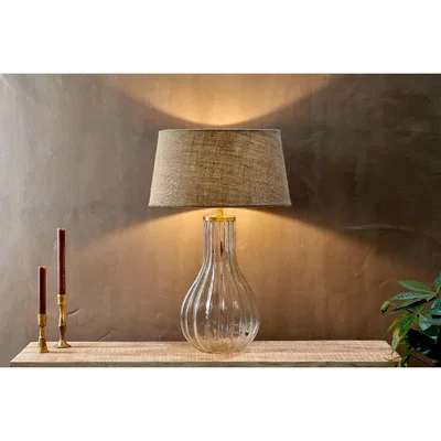 Nkuku Nkuku Varanisi Tall Glass Lamp | Lighting | Clear