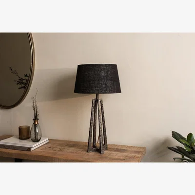 Nkuku Nkuku Argoal Hammered Metal Table Lamp | Lamps And Shades | Bronze