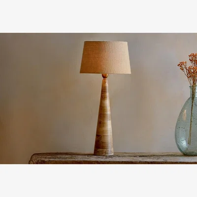 Nkuku Nkuku Chameli Mango Wood Table Lamp | Lamps And Shades | Natural