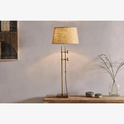 Nkuku Nkuku Chintala Iron Table Lamp | Lamps And Shades | Antique Brass