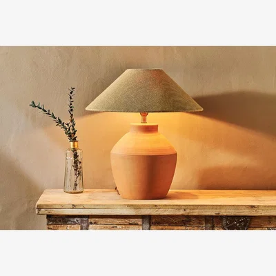 Nkuku Nkuku Khar Terracotta Table Lamp | Lamps And Shades | Natural | Large