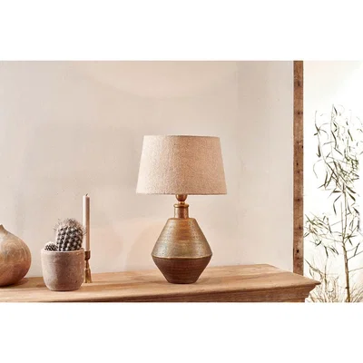 Nkuku Nkuku Nalgonda Lamp | Lighting | Antique Brass | Small