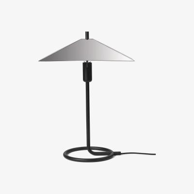 Nordic Nest ferm LIVING Filo square table lamp Black-mirror polished