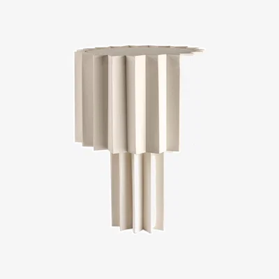 Nordic Nest Örsjö Belysning Plissé table lamp - textile White