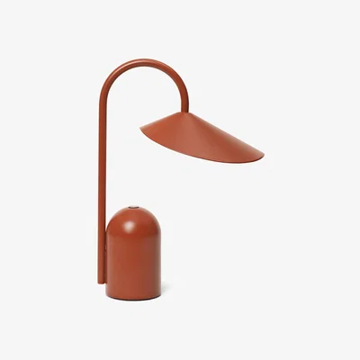 Nordic Nest ferm LIVING Arum portable lamp Oxide Red