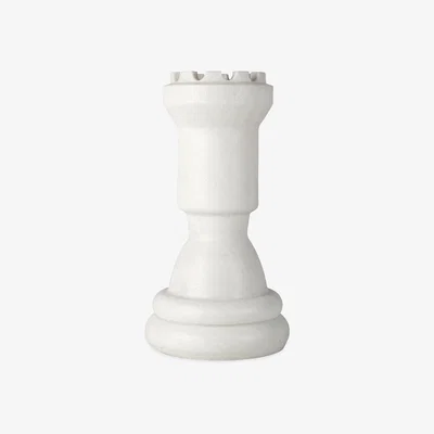 Nordic Nest Chess Queen table lamp White