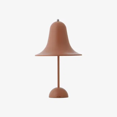 Nordic Nest Verpan Pantop portable table lamp 18 cm Matt terracotta