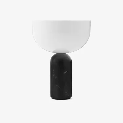 Nordic Nest Kizu portable table lamp Black marble