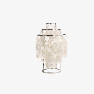 Nordic Nest Verpan Fun 1 TM table lamp Mother of pearl chrome