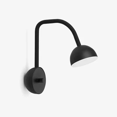 Nordic Nest Blush wall lamp Black matt