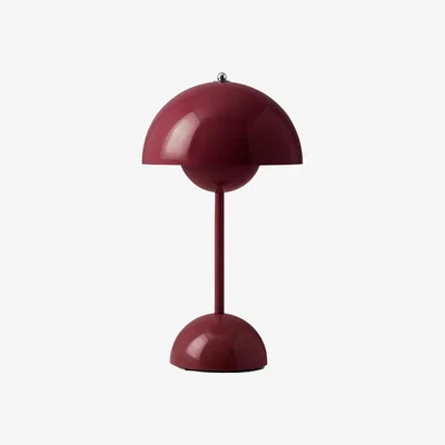 Nordic Nest &Tradition Flowerpot portable table lamp VP9 Dark plum