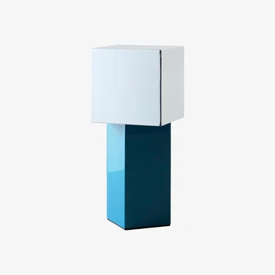 Nordic Nest &Tradition Pivot ATD7 portabel lamp Blue silver