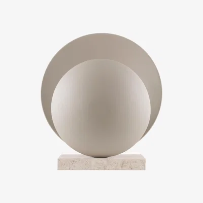 Nordic Nest Globen Lighting Orbit table lamp Beige-Travertinee