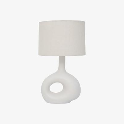 Nordic Nest Soft organic table lamp 43 cm White