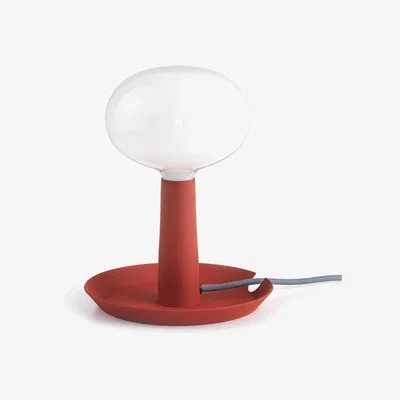 Nordic Nest Tray table lamp red