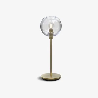 Nordic Nest Gloria table lamp 46 cm brass-clear