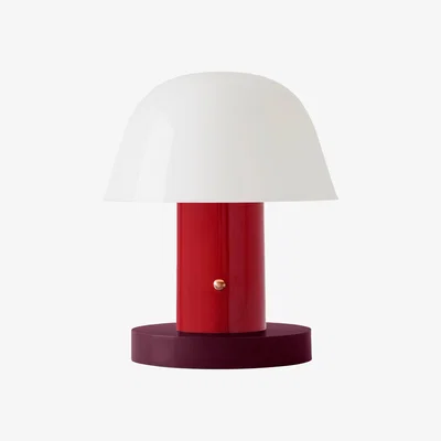 Nordic Nest &Tradition Setago JH27 table lamp Maroon-grape