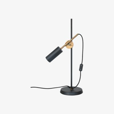 Nordic Nest Konsthantverk Stav table lamp Black/raw brass