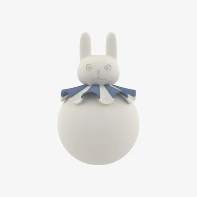Nordic Nest OYOY Rabbit night light Off-white blue