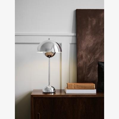 Nordic Nest &Tradition FlowerPot VP3 table lamp Chrome-plated