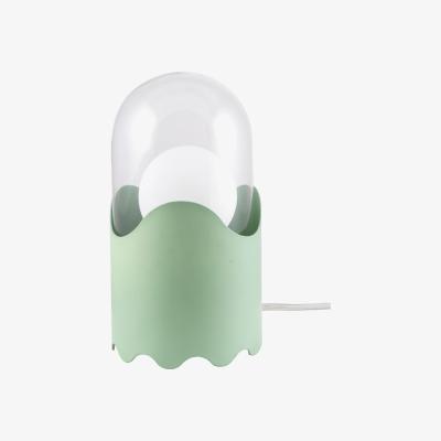 Nordic Nest Globen Lighting Ghost table lamp Green clear glass