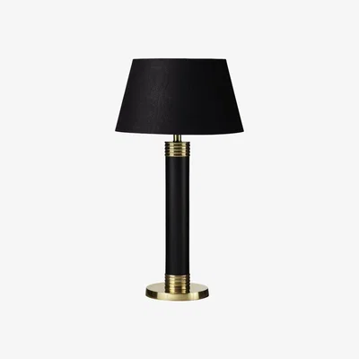 OKA Simone Table Lamp - Ebony/Brass