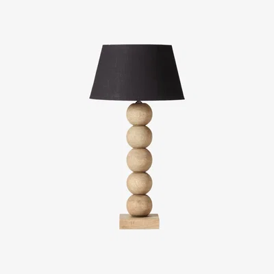 OKA OKA, Perisphere Table Lamp - Natural, Table Lamps, Wood