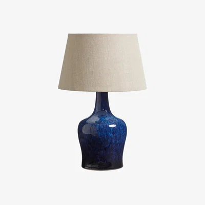 OKA Oralee Table Lamp - Ink Blue