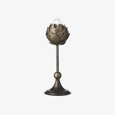 OKA OKA, Small Altena LED Lamp - Antique Bronze, Table Lamps, Glass