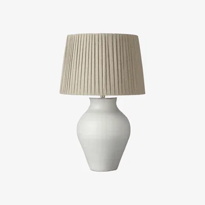 OKA OKA, Fyli Table Lamp - White, Table Lamps, Terracotta