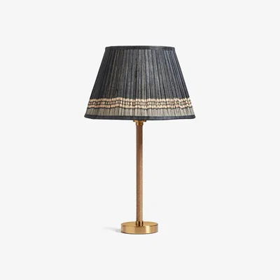 OKA OKA, Kirana Table Lamp - Natural, Table Lamps, Faux Rattan/Iron