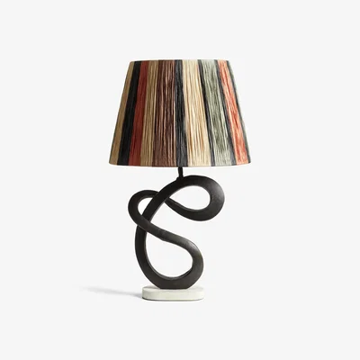 OKA OKA, Beta Table Lamp - Antique Metal, Table Lamps, Ceramic/Metal