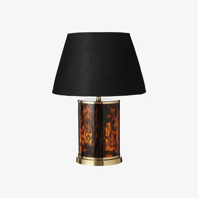 OKA Wide Tortoiseshell Column Lamp - Multi