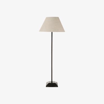 OKA Tall Egret Metal Table Lamp - Antique Black