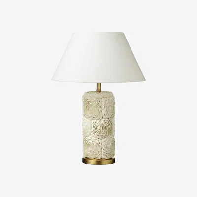 OKA Lucine Table Lamp - Shell White