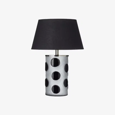 OKA Falkor Table Lamp  - Black/White
