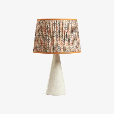 OKA OKA, Ernest Table Lamp - Vellum, Table Lamps, Mango Wood/Metal