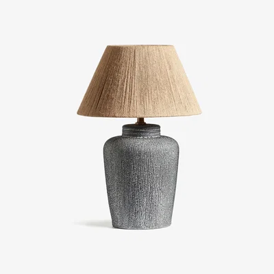 OKA OKA, Tall Mertensii Table Lamp - Multi, Table Lamps, Ceramic, Plain