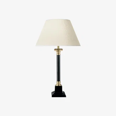 OKA Artemis Column Table Lamp, Black