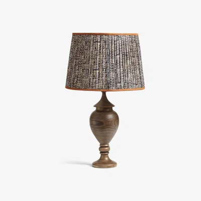 OKA OKA, Canterbury Table Lamp - Umber, Table Lamps, Wood