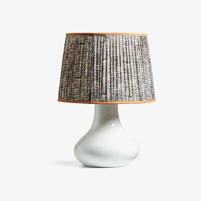 OKA OKA, Beauvoir Table Lamp - Off-White, Table Lamps, Clay, Plain