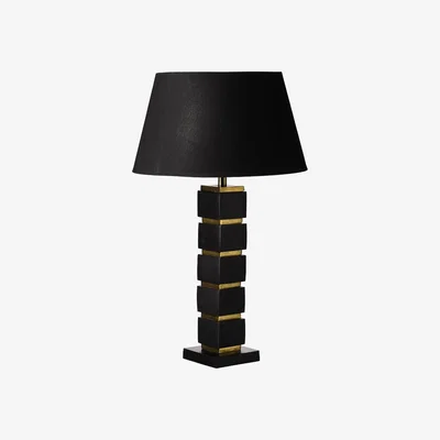 OKA OKA, Kellingin Table Lamp - Black/Gold, Table Lamps, Acrylic