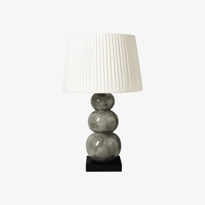 OKA OKA, Trisphera Shagreen Print Lamp - Onyx, Table Lamps, Ceramic