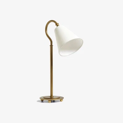 OKA OKA, Adam Lippes X OKA Avery Table Lamp - Antique Brass, Table Lamps, Stone