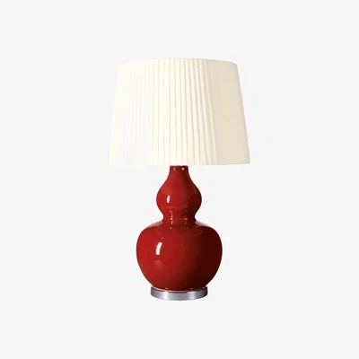 OKA OKA, Calabash Table Lamp - Venetian Red, Table Lamps, Ceramic