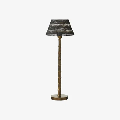 OKA OKA, Merdiven Lamp & Shade - Antique Bronze, Table Lamps