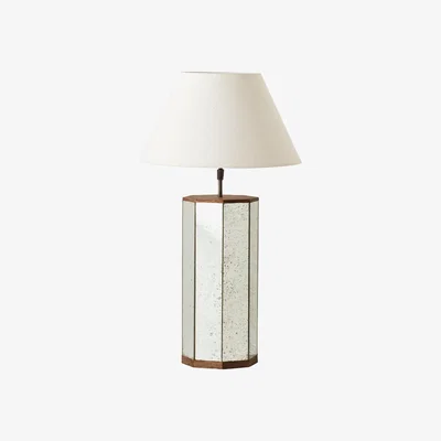 OKA Versailles Table Lamp - Mirror Glass